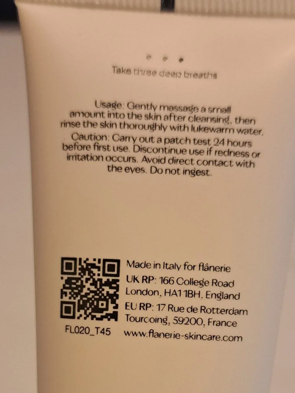 Flanerie Water Lily PHA Pore Refining Exfoliator